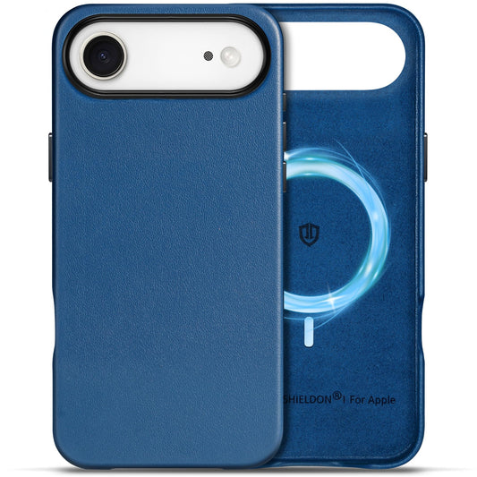 SHIELDON-usnjen-ovitek-za-iPhone-Air-6-5-Magnetno-polnjenje-kraljevsko-modra:SHIELDON usnjen ovitek za iPhone Air (6,5") – magnetno polnjenje - kraljevsko modra