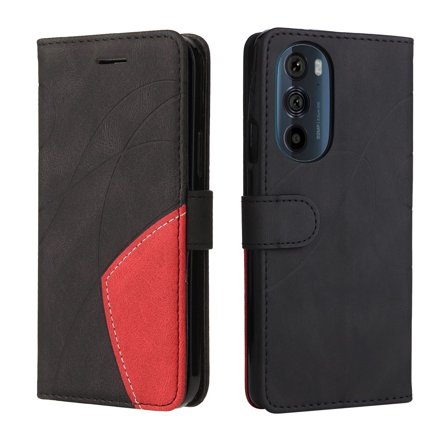 Preklopna torbica Motorola Moto Edge X30 črna