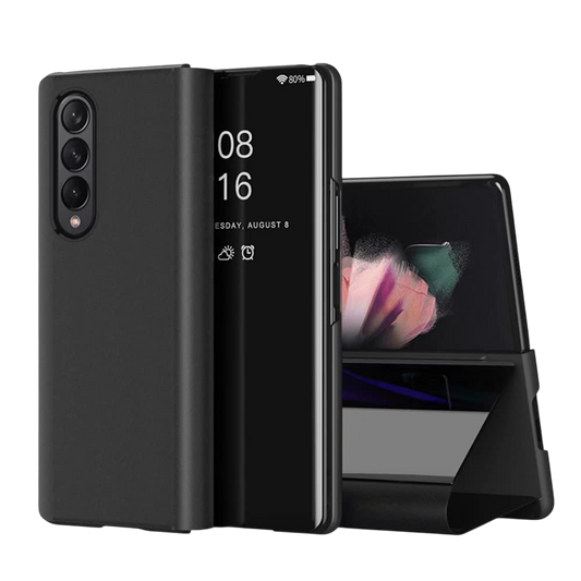 Pametna preklopna torbica za Samsung Galaxy Z Fold 4 v črni barvi