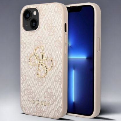 Ovitek Guess "pink 3D" za iPhone 14 Plus/ 15 Plus (GUHCP14M4GMGPI) – Svetlo roza / PC + TPU silikon