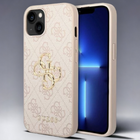 Ovitek Guess "pink 3D" za iPhone 14 Plus/ 15 Plus (GUHCP14M4GMGPI) – Svetlo roza / PC + TPU silikon