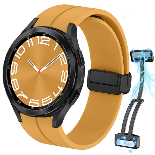 20 mm Kytuwy športni magnetni pašček za Samsung Galaxy Watch – rumena