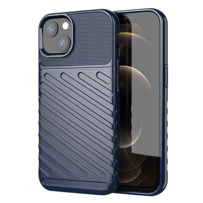Ovitek "thunder" za iPhone 13, modra – Infostyle
