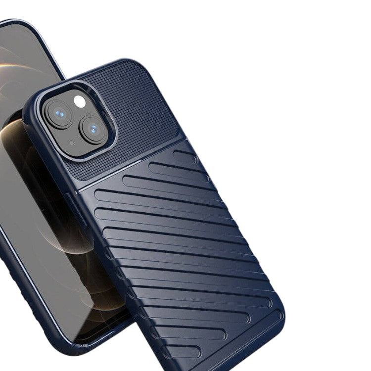 Ovitek "thunder" za iPhone 13, modra – Infostyle