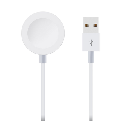 Polnilni kabel za uro "OBAL:ME" Apple Watch USB-A – Bela