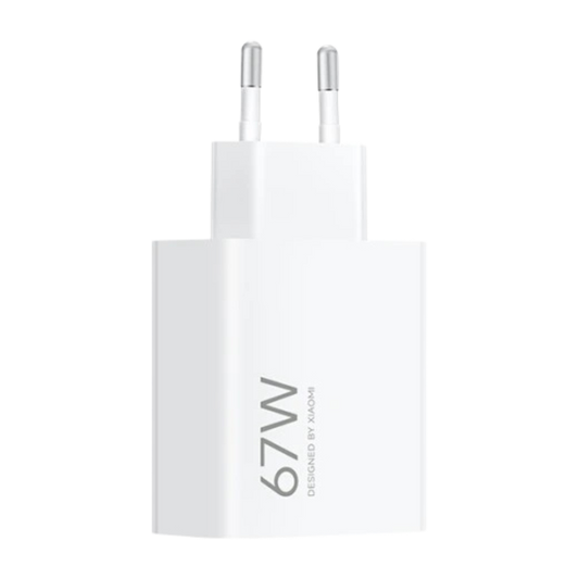 Stenski polnilnik "Xiaomi" 67W, Type-A – Bela