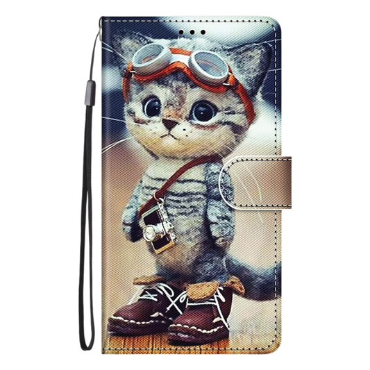 Preklopna torbica Infostyle Cool Cat za Sony Xperia 1 IV zaščitni etui z motivom mačke