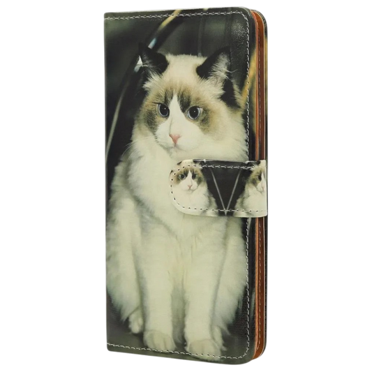 Preklopna torbica Koonero Cat za iPhone 11 Pro zaščitni etui z motivom mačke