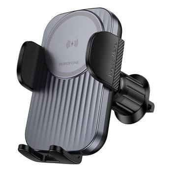 Borofone BH221 Path – avtomobilski nosilec s brezžičnim polnjenjem za telefone 4,5–7"