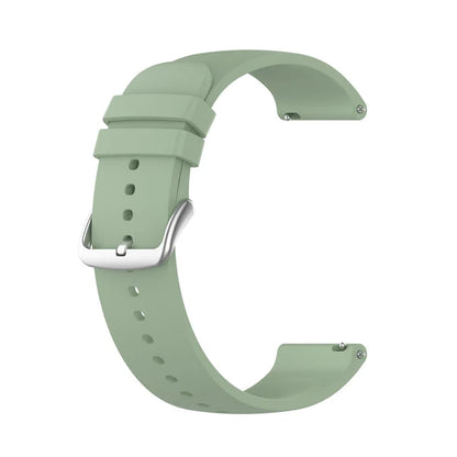 Keweni Sage Green Silicone Strap 22mm - Universal for Huawei, Amazfit, and other smartwatches