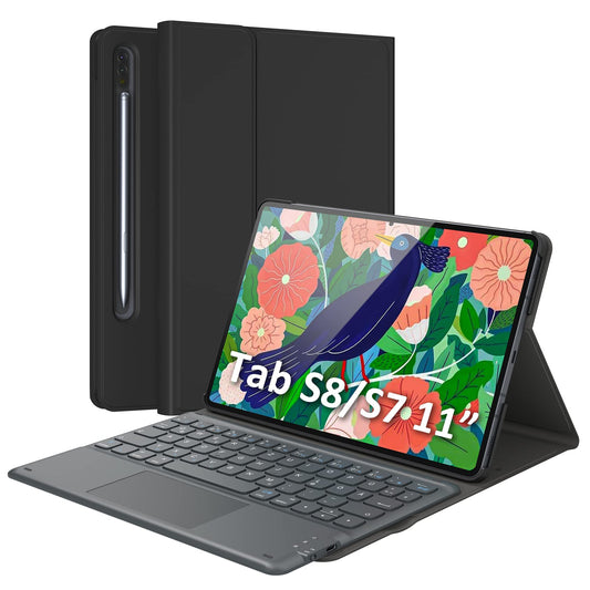 Earto tipkovnica + ovitek Galaxy Tab S8 S7 touchpad