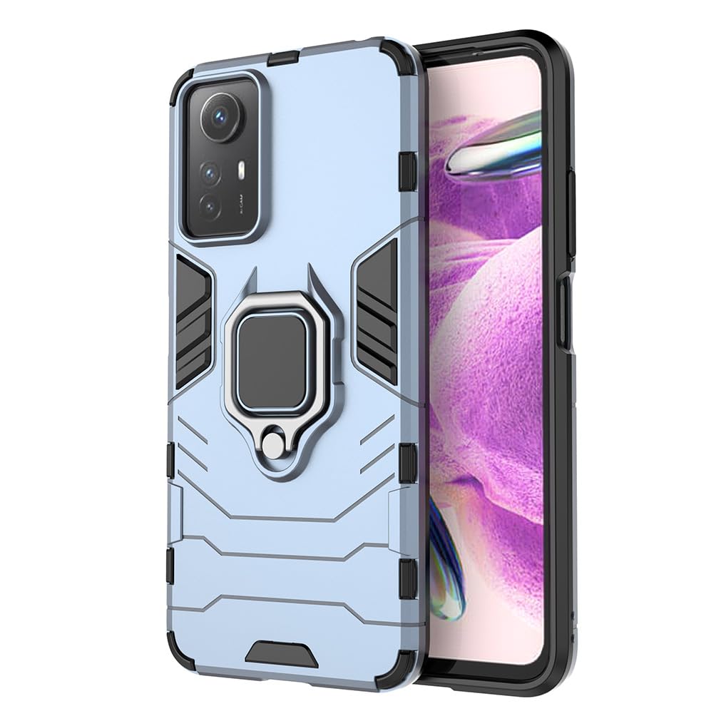 SEAHAI Case for Xiaomi Redmi Note 12S 4G – 360° Stand, Blue