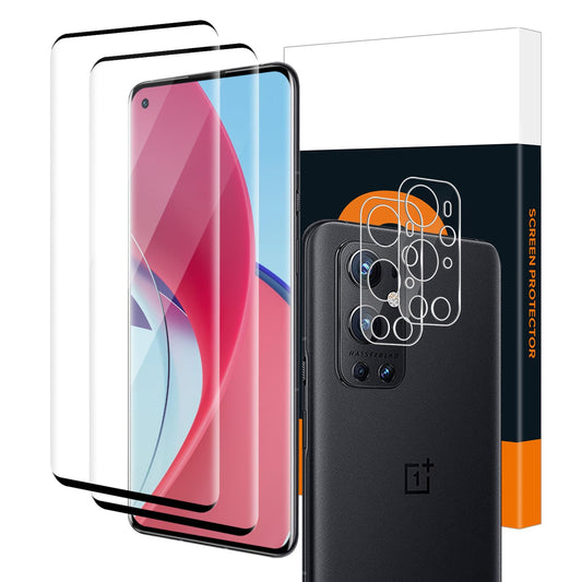Carantee 2-in-1 Screen and Camera Protector for OnePlus 9 Pro 5G – 2+2 Pack