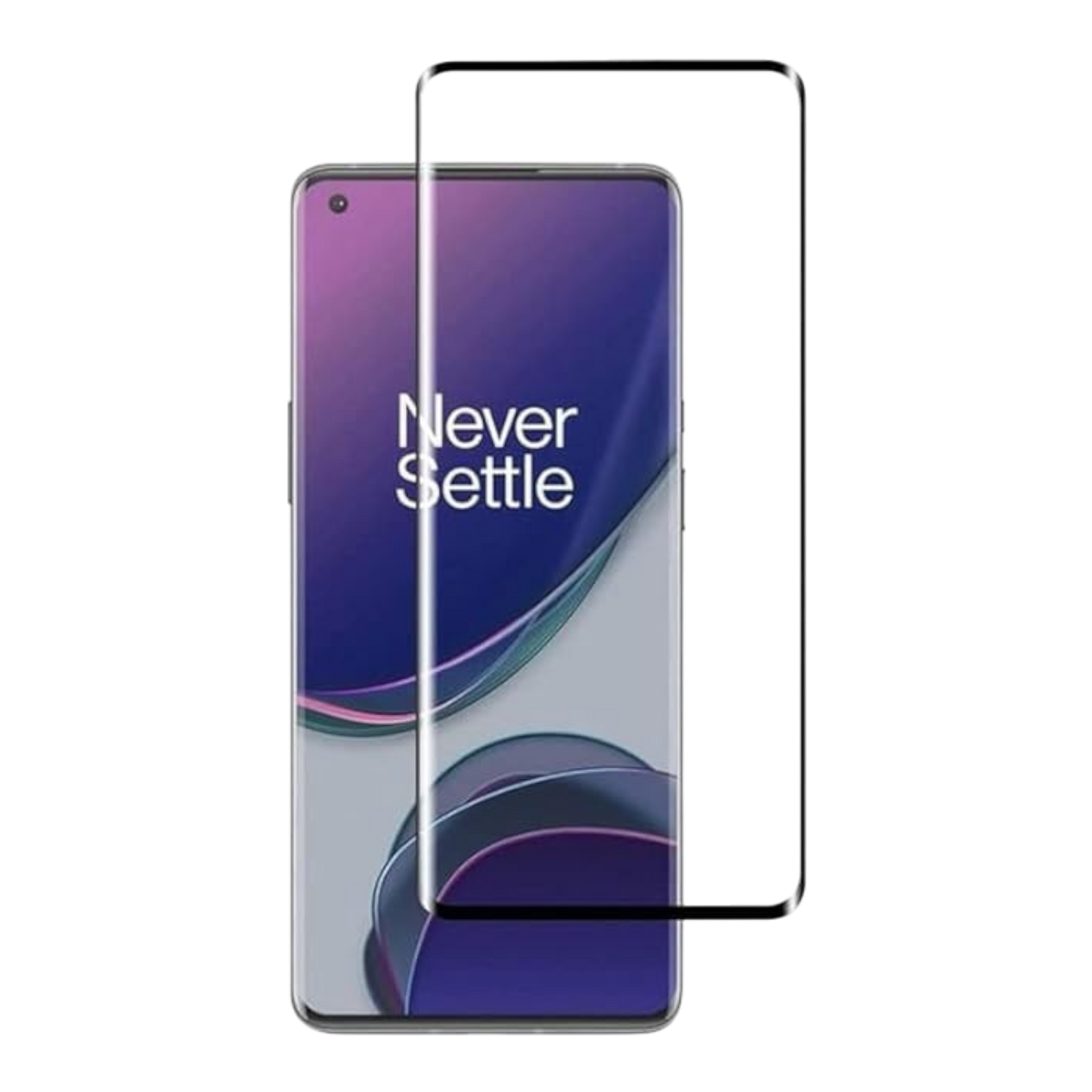 Zaščitno steklo za ekran s črno obrobo za OnePlus 9 Pro – Infostyle