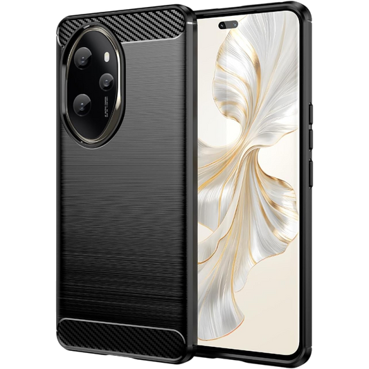 Ovitek za telefon "RanTuo Carbon" Honor 100 Pro – Črna