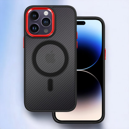 Ovitek "Magnetic Carbon - MagSafe" za iPhone 14 Pro