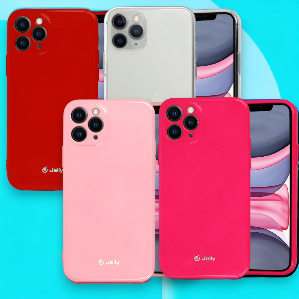 Silikonski ovitek "Jelly" za iPhone 14 Pro Max – Rdeča / TPU silikon