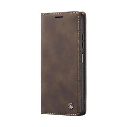 Preklopna torbica "mvced" za Xiaomi Poco X5 5G/Redmi Note 12 5G – Infostyle – Temno rjava