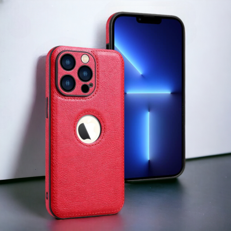 Ovitek "Leather" za iPhone 14 Pro Max – Infostyle