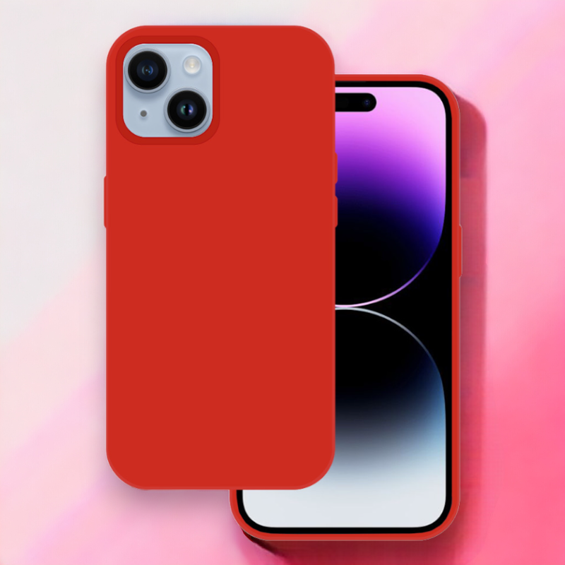 Silikonski ovitek "Premium" za iPhone 15 – Tel Protect – Modra / Silikon