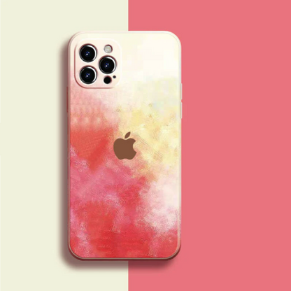 Silikonski ovitek "Color splash" za iPhone 14 Plus – Infostyle – Zelena / TPU silikon