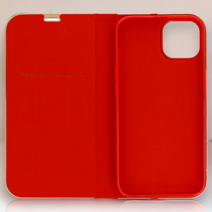 Preklopna torbica "chic" za Xiaomi Redmi Note 10s - Rdeča – Infostyle