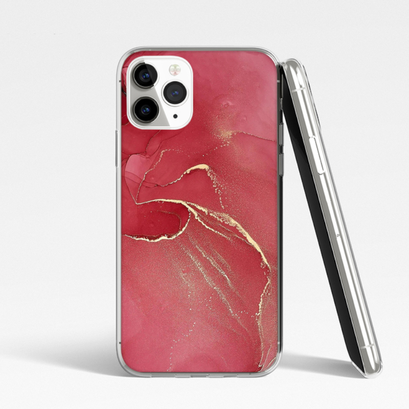 Silikonski ovitek "Marble 2" za iPhone 14 – Infostyle – Temno modra / TPU silikon
