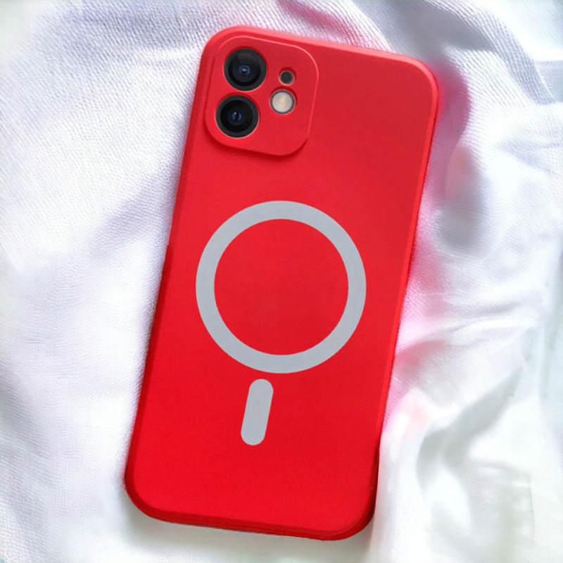 Silikonski ovitek "MagColor" s tehnologijo MagSafe za iPhone 12 Pro – Infostyle