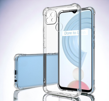 Silikonski ovitek "Antishock" za Redmi 10C (0.5 mm) - Prozoren – Infostyle – Prozorna / Silikon