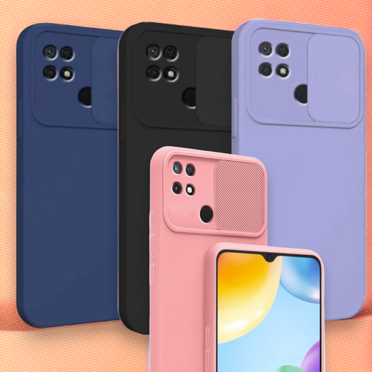 Silikonski ovitek "Camshield Soft" za Xiaomi Redmi 10A – Infostyle – Temno modra / TPU silikon