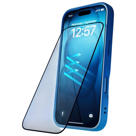 RhinoShield Anti Blue Light zaščita zaslona za iPhone 12 Pro Max kaljeno steklo proti modri svetlobi