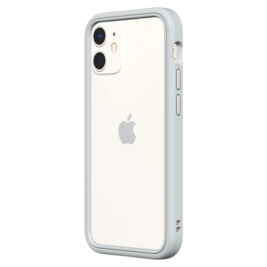 RhinoShield CrashGuard zaščitni okvir za iPhone 15 Pro Max svetlo siv robusten bumper za zaščito pred padci