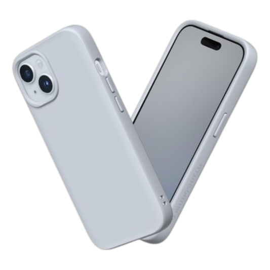 RhinoShield MagSafe zaščitni ovitek za iPhone 15 Pro Max svetlo siv trpežen etui z MagSafe podporo
