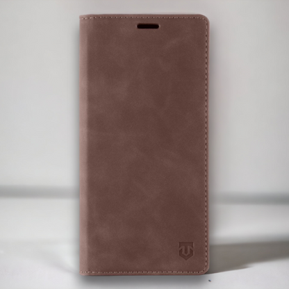 Preklopna torbica Tactical "XProof" za Xiaomi Poco M5s - rjava – Rjava / Umetno usnje + PC