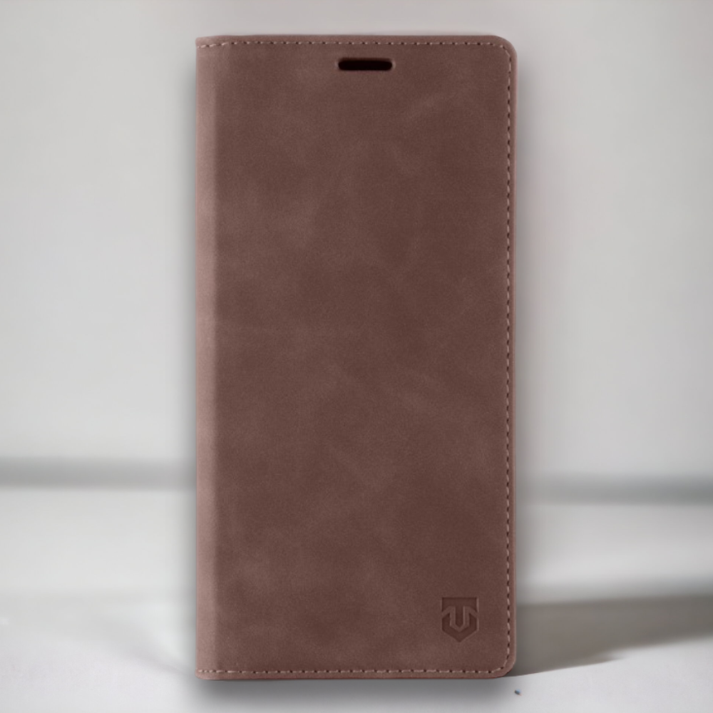 Preklopna torbica Tactical "XProof" za Samsung Galaxy A52s 5G - rjava – Rjava / Umetno usnje + PC