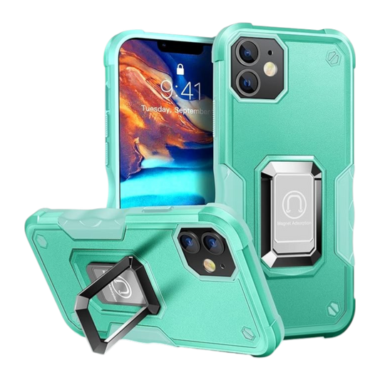 Robusten ovitek s stojalom za iPhone 11 – mint zelena