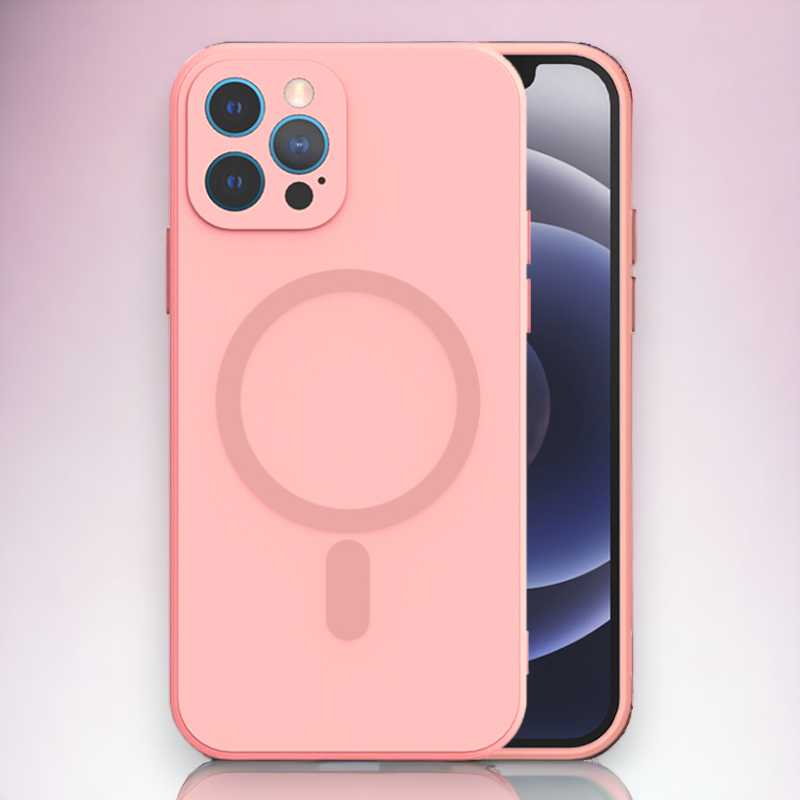 Silikonski ovitek "Protect MagSilicone" za iPhone 13 Pro Max s tehnologijo MagSafe – Tel Protect – Prozorna / Silikon