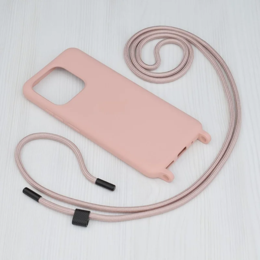 Silikonski ovitek "Crossbody Lanyard" za Xiaomi Redmi 12C – Techsuit