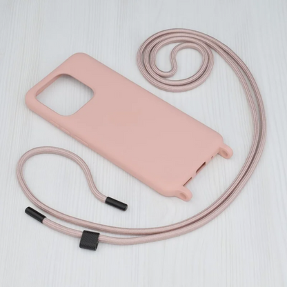 Silikonski ovitek "Crossbody Lanyard" za Xiaomi Redmi 12C – Techsuit