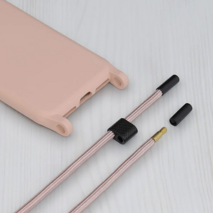 Silikonski ovitek "Crossbody Lanyard" za Samsung Galaxy A33 5G - Rumena – Techsuit