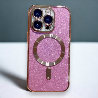 Silikonski ovitek "Glitter - MagSafe" za iPhone 14 – Infostyle