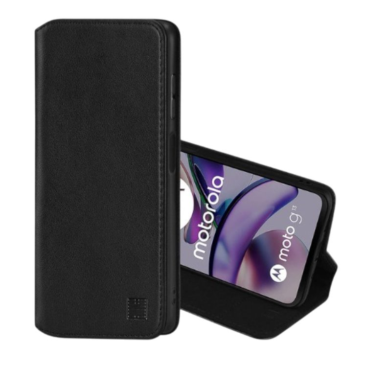 Preklopna torbica za Motorola Moto G13/G23 – Infostyle – Črna