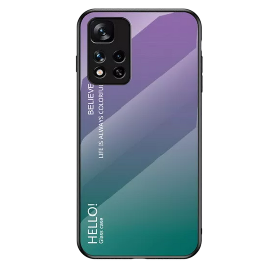 Ovitek za telefon "Shieid" za Xiaomi Redmi Note 11 4G – Infostyle – Modra / Ekološko usnje + TPU silikon