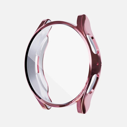Silicone case for Samsung Galaxy Watch 4 40mm – screen protector (pink)