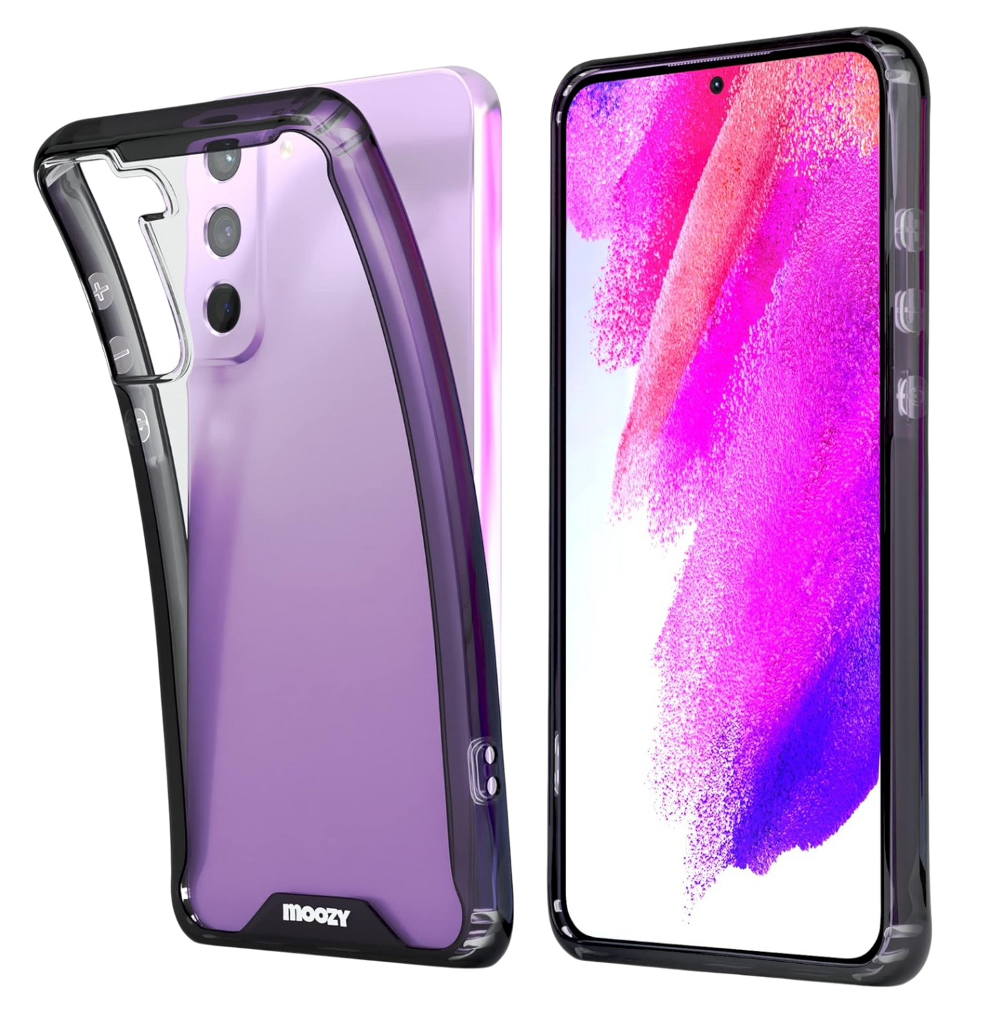 Ovitek za telefon "moozy" Samsung S21 Fe – Prozorna