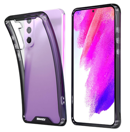 Ovitek za telefon "moozy" Samsung S21 Fe – Prozorna