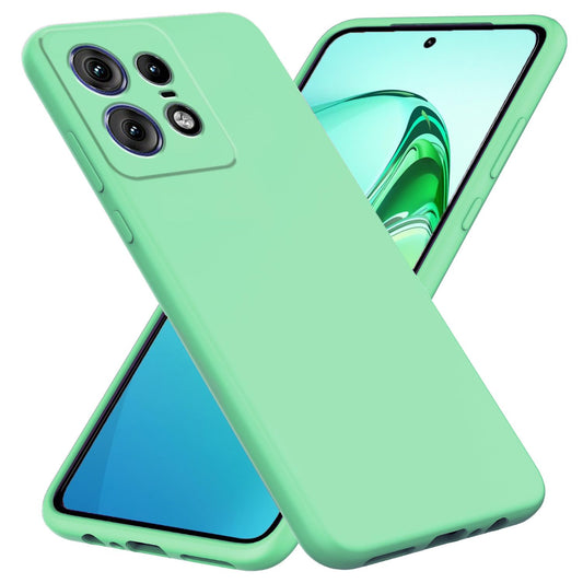 Silikonska maska za Motorola Edge 50 Pro – tanka, mekana TPU, mint zelena