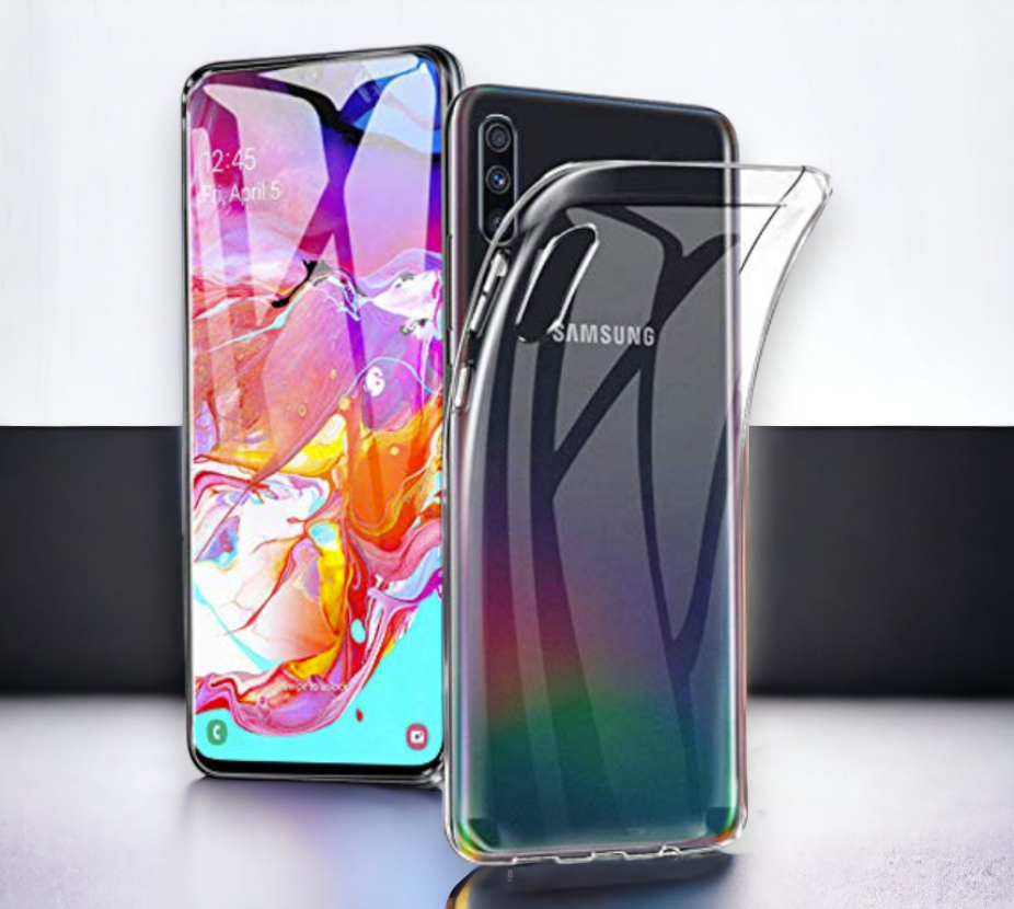 Silikonski ovitek za Samsung Galaxy A70 (2mm) - Prozorna – Infostyle – Prozorna / Silikon
