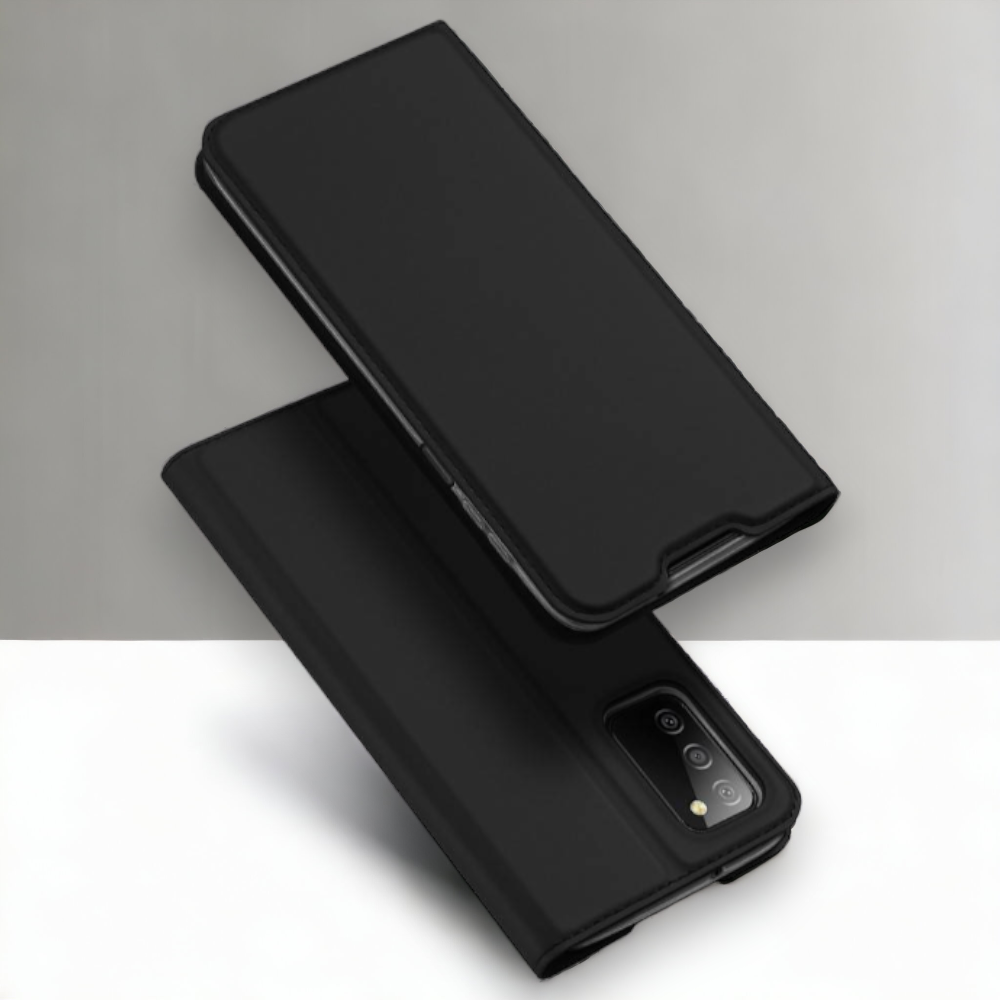 Premium preklopna torbica "SKIN Pro" za Samsung Galaxy A03s – Dux Ducis – Temno modra / Umetno usnje + TPU silikon