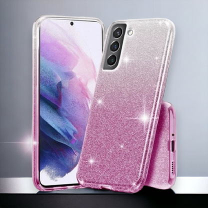 Silikonski ovitek "Bling" za Samsung Galaxy S21 Plus - Roza – Infostyle – Svetlo roza / Silikon